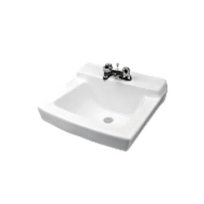 Imagem para Hayes Wall Hung Lavatory,20" Width x 18" Depth x 10 1/2" Height, 4" Centers}