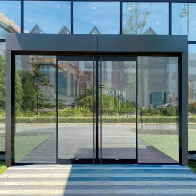 Image for FHC Aspire Glass Entrance Door 4" Top 4" Bottom Door Rail 