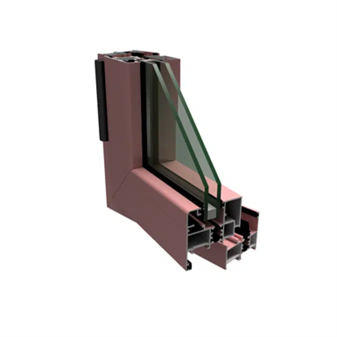 Aluprom 38 - Ventana 1 hoja practicable