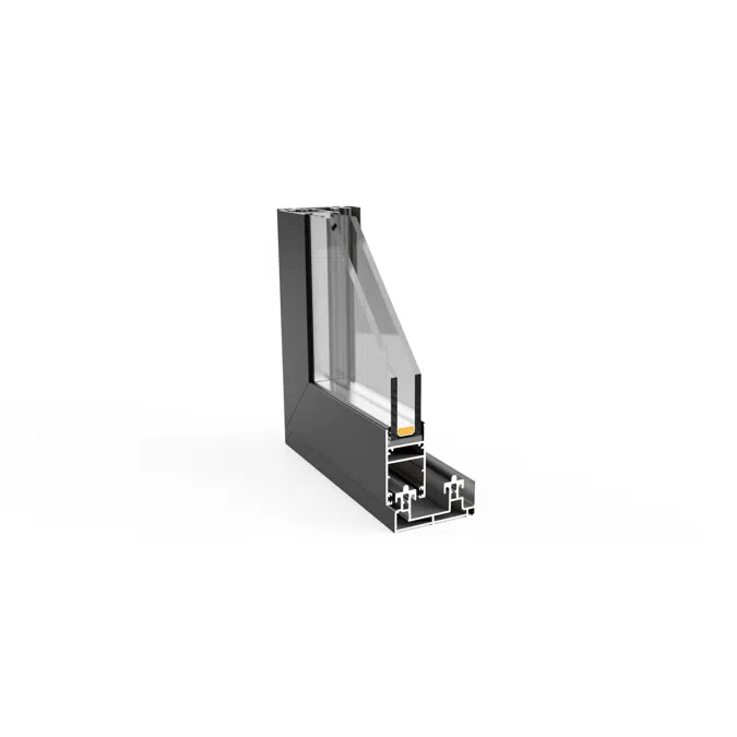 Aluprom 30 - 2 panels (double slide)