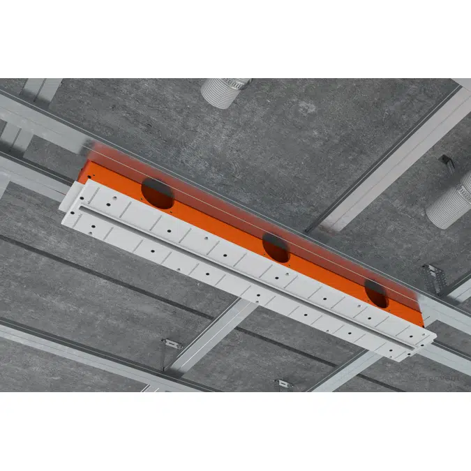 LINEO 600 PROFILE 75mm 1 slot diffuser