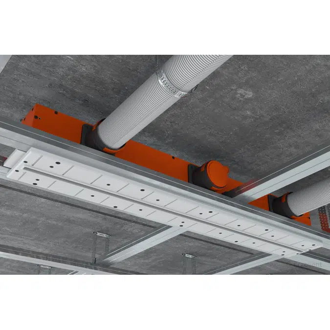 LINEO 600 PROFILE 75mm 1 slot diffuser