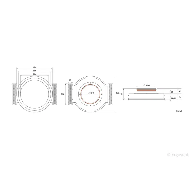 RONDO 160 mm diffuser
