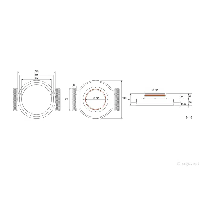 RONDO 150 mm diffuser