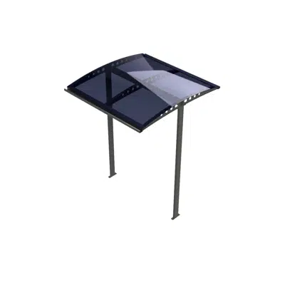 Зображення для Arched Plexiglass Turnstile Canopy