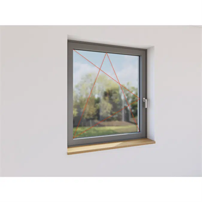 Single window aluminium