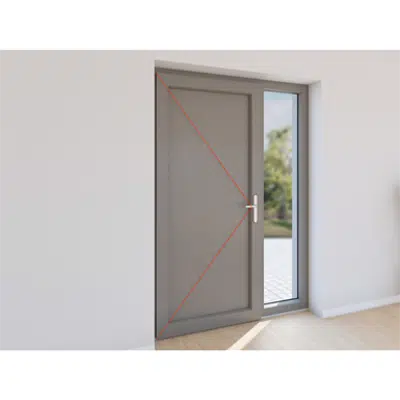 Image for Double entrance door PVC