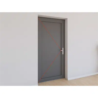 Single entrance door aluminium 이미지