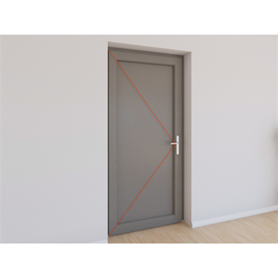 Image for Single entrance door PVC