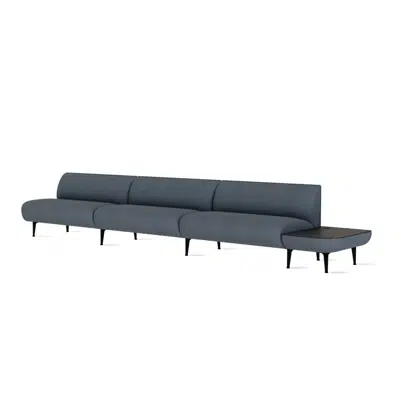 Ekko Modular Sofa  w. Metal Legs - Config 6 이미지