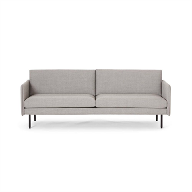 BIM objects - Free download! Form_3 seater | BIMobject