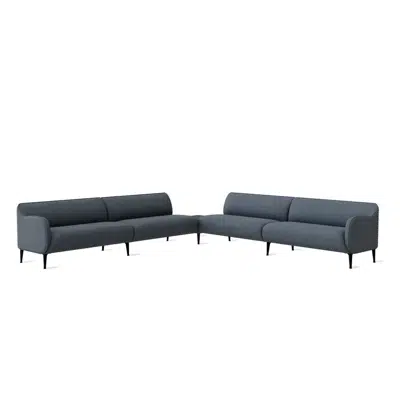 Ekko Modular Sofa  w. Metal Legs - Config 12图像