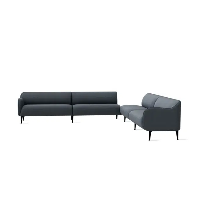 Ekko Modular Sofa  w. Metal Legs - Config 12