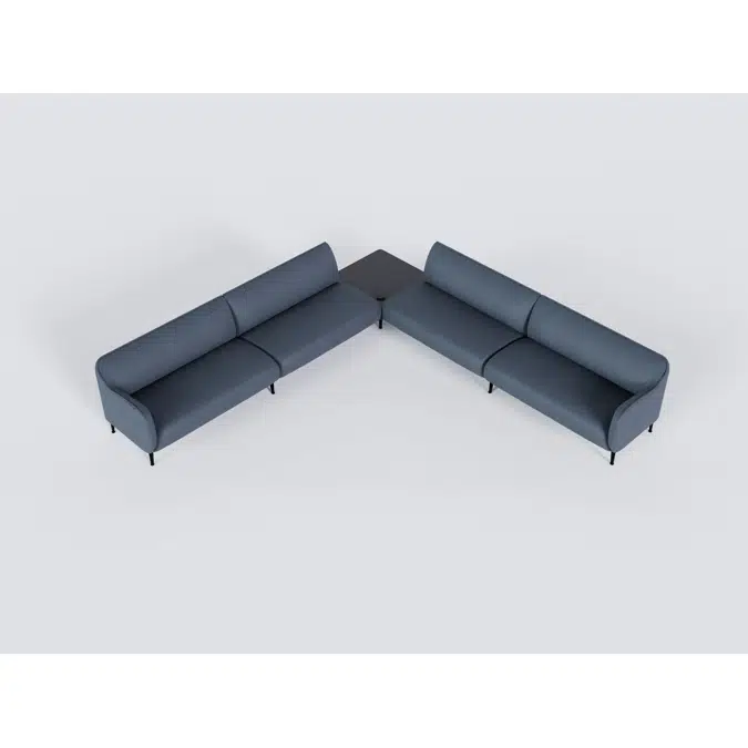 Ekko Modular Sofa  w. Metal Legs - Config 12