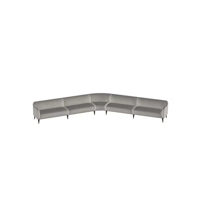 Ekko Modular Sofa  w. Metal Legs - Config 9