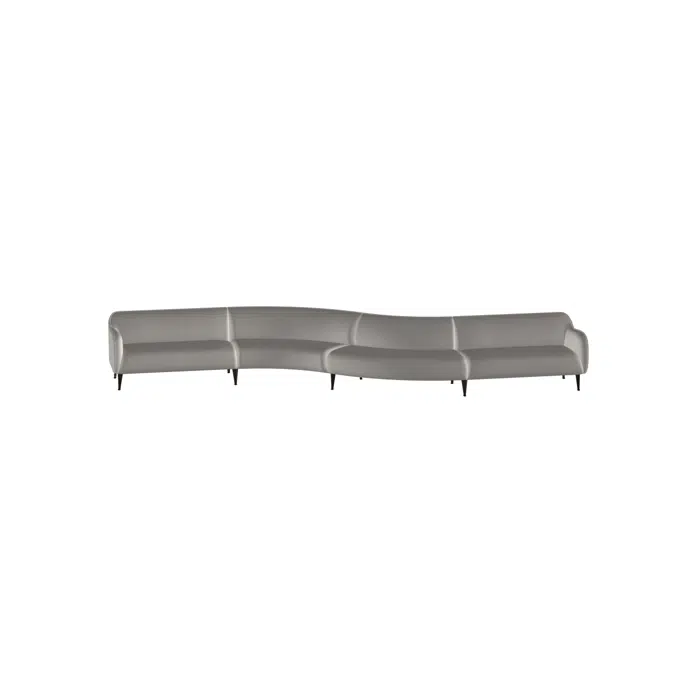 Ekko Modular Sofa  w. Metal Legs - Config 7