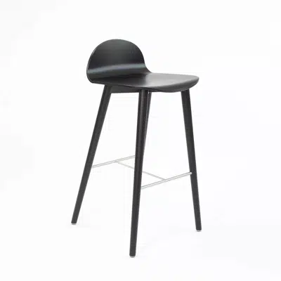 billede til Nam Nam - Wood Bar Stool Low Back