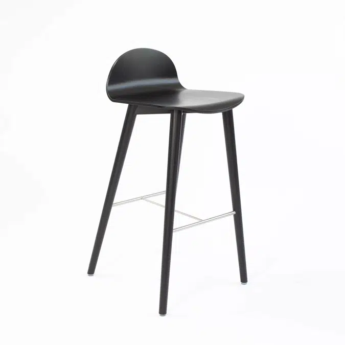 Nam Nam - Wood Bar Stool Low Back