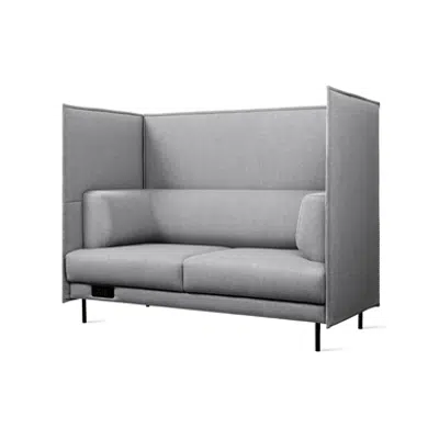 Image for Private 2 Seater w. Metal Legs