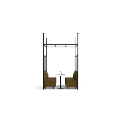 Immagine per 4T - H2400 - Double W1200 Bank Booth, Ceiling X1