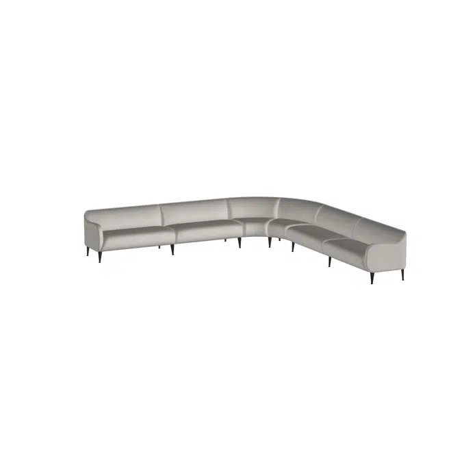 Ekko Modular Sofa  w. Metal Legs - Config 16