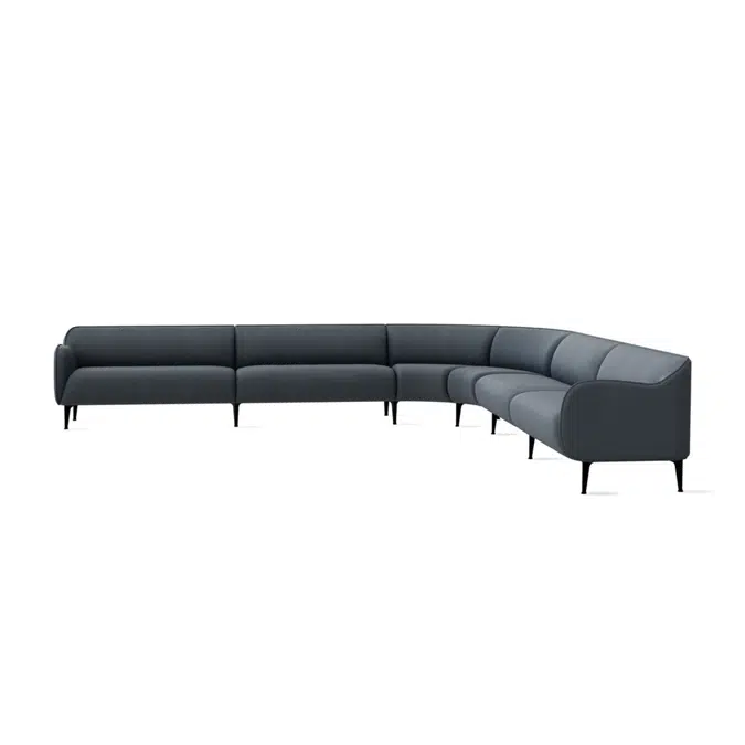 Ekko Modular Sofa  w. Metal Legs - Config 16