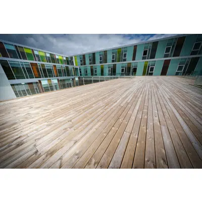 Image for Exterior Flooring System - Pine wood, 95x22 mm
