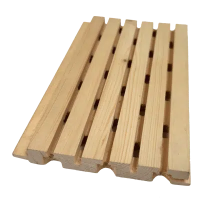 Image for Interior Cladding System - Fire-retardant Pine Wood for acoustic conditioning on walls and ceilings