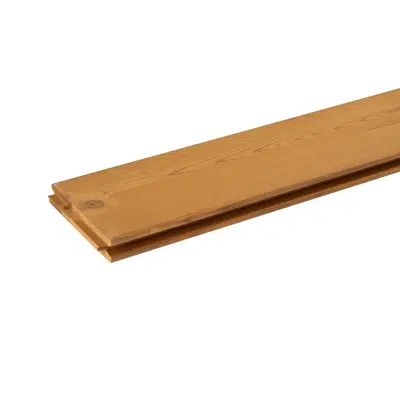 imagen para Sistema de pavimento exterior - Madera de pino termotratado liso