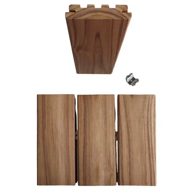 Exterior Flooring System - teak wood