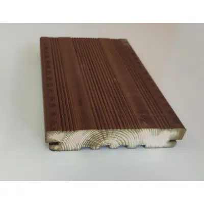 画像 Exterior Flooring System - Pine wood, 145x28 mm