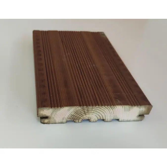 Exterior Flooring System - Pine wood, 145x28 mm