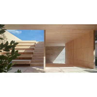 imagen para Forjado de madera de pino contralaminada o CLT