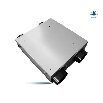 Immagine per Energy Recovery Ventilator with efficient cross-flow core and pressure ports for air balancing OD-ERV 150AC