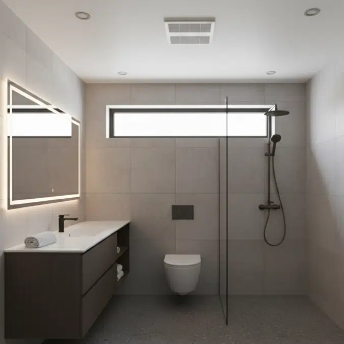 Three speeds DC Motor Super Slim Series Fan with 4'' polymeric collar ODDSS-100-3