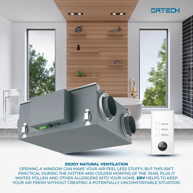 Energy Recovery Ventilator (ODD-ERV-150)