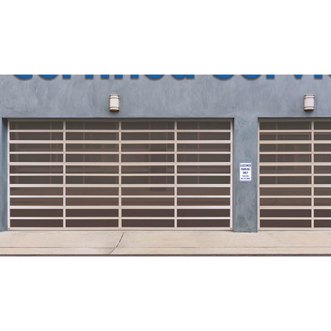 Amarr® 3582 Aluminum Multiview Garage Door