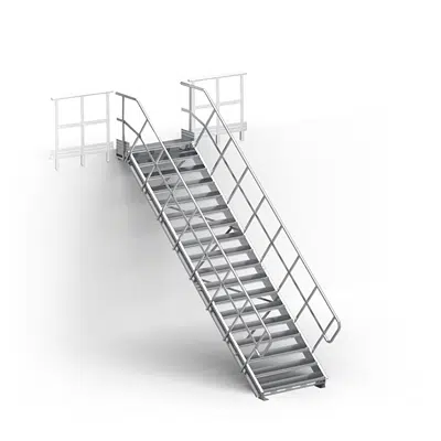 Image for Linea – straight stairs without landing for industry by TLC