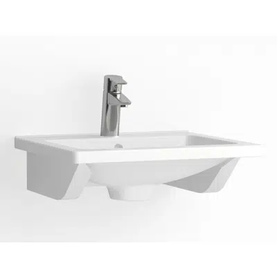 Washbasin Free 515 Porcelain, single finish 이미지