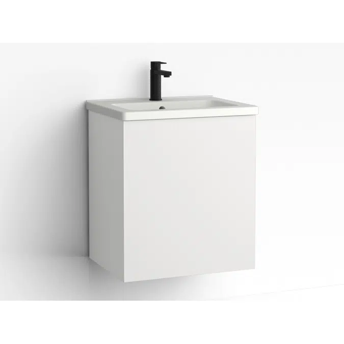 Free bathroom cabinet with washbasin 515 Friend, single finish