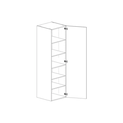 Image for High cabinet height 2100mm with five shelves 600mm