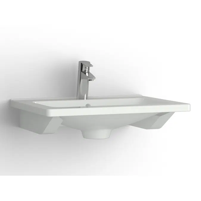 Washbasin Free 615 Porcelain, single finish