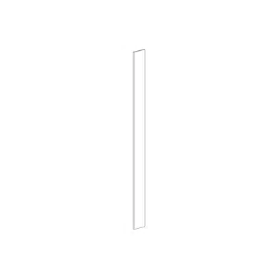Filler panel 200x2400x16mm with three sealed sides F20 white, için görüntü