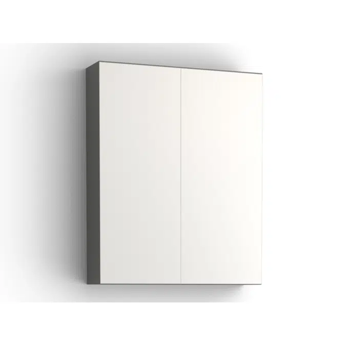 Mirror Cabinet Viken 600 2 mirrors, single finish