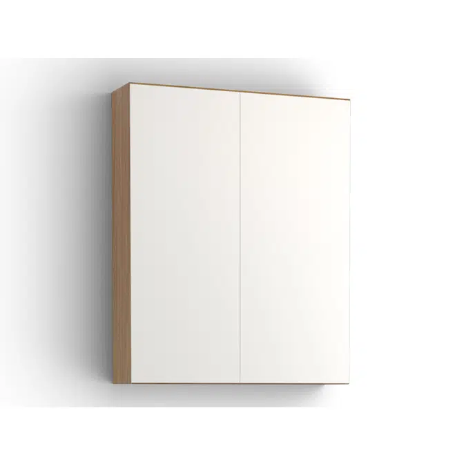 Mirror Cabinet Viken 600 2 mirrors, single finish