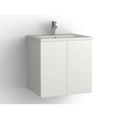 รูปภาพสำหรับ Free bathroom cabinet with washbasin 615 door, single finish