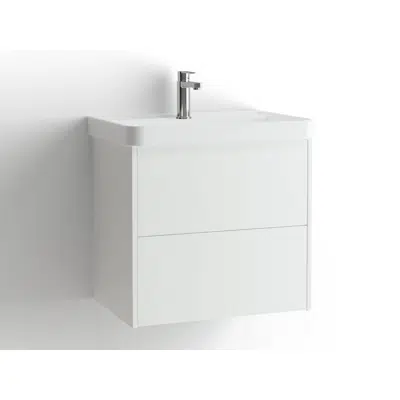 Image for Mezzo Frame bathroom cabinet with washbasin 630 drawers, single finish