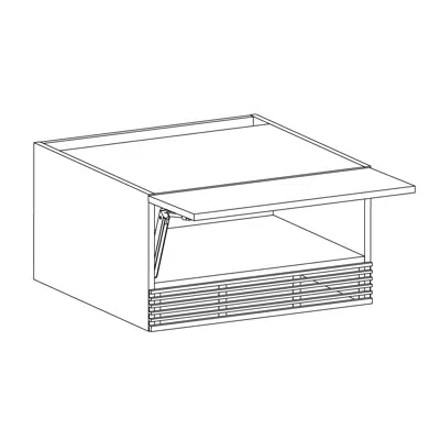 Immagine per Wall cabinet height 335mm with ventilation 600mm