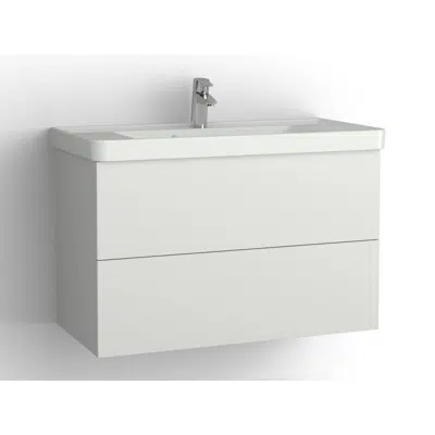 Image for Mezzo bathroom cabinet with washbasin 930 drawers, single finish