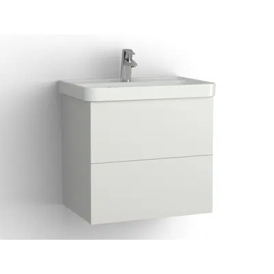 Image for Mezzo bathroom cabinet with washbasin 630 drawers, single finish